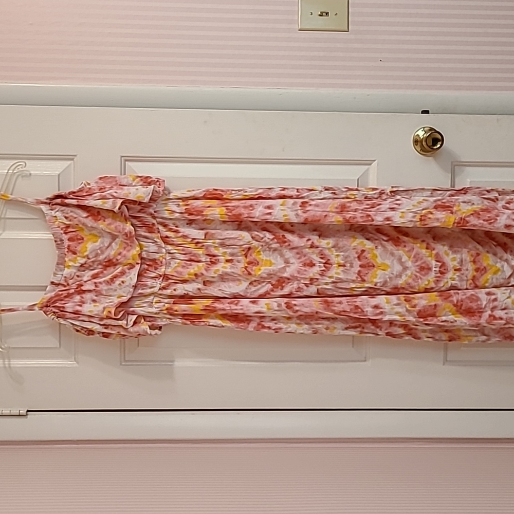 Liberty Love spaghetti strap dress 1X